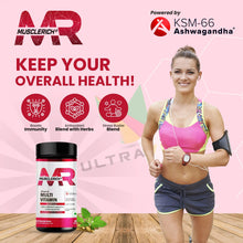 Load image into Gallery viewer, MuscleRich Advanced Multivitamin powered by KSM66 Ashwagandha 60 Tablets Product vendor