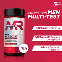 Load image into Gallery viewer, MuscleRich Men Multi+Test (Multivitamin with Testosterone Support) 60 Tablets Product vendor