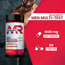 Load image into Gallery viewer, MuscleRich Men Multi+Test (Multivitamin with Testosterone Support) 60 Tablets Product vendor