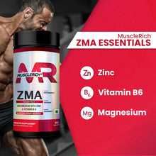 Load image into Gallery viewer, Muscle Rich ZMA (Magnesium with Zinc & Vitamin B-6) 60 Tablets Product vendor