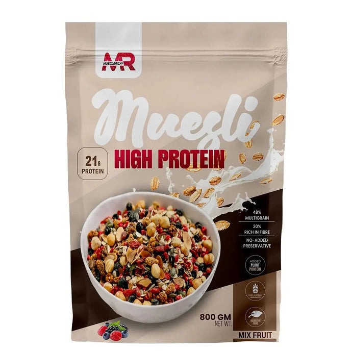 MuscleRich Muesli High Protein (Mix Fruit) 800gm Product vendor