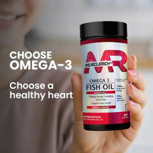 Load image into Gallery viewer, MuscleRich Omega-3 Fish Oil (1000mg Omega 3 including EPA &amp; DHA) 60 Softgel Product vendor
